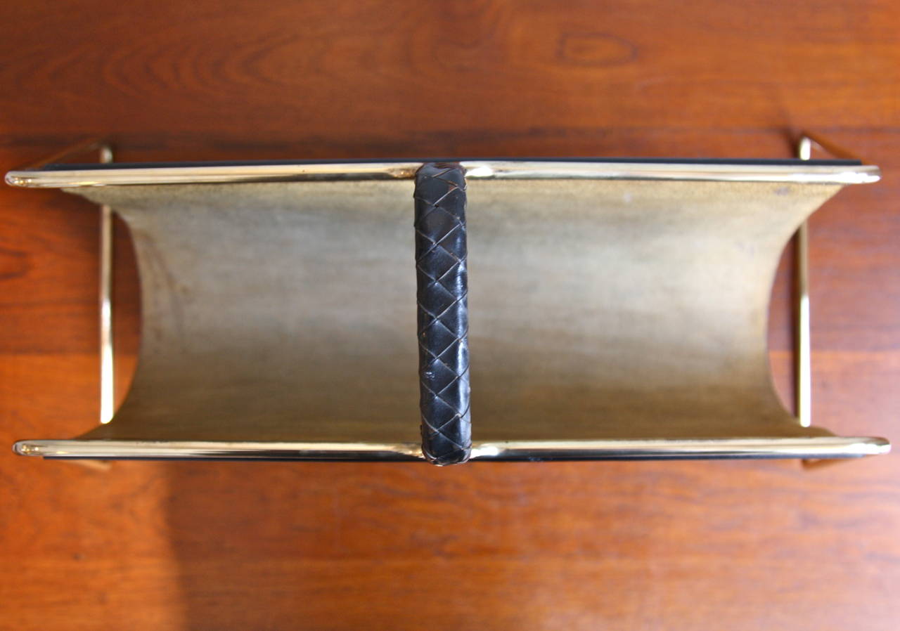 Carl Aubock Very Large Magazine Holder at 1stdibs