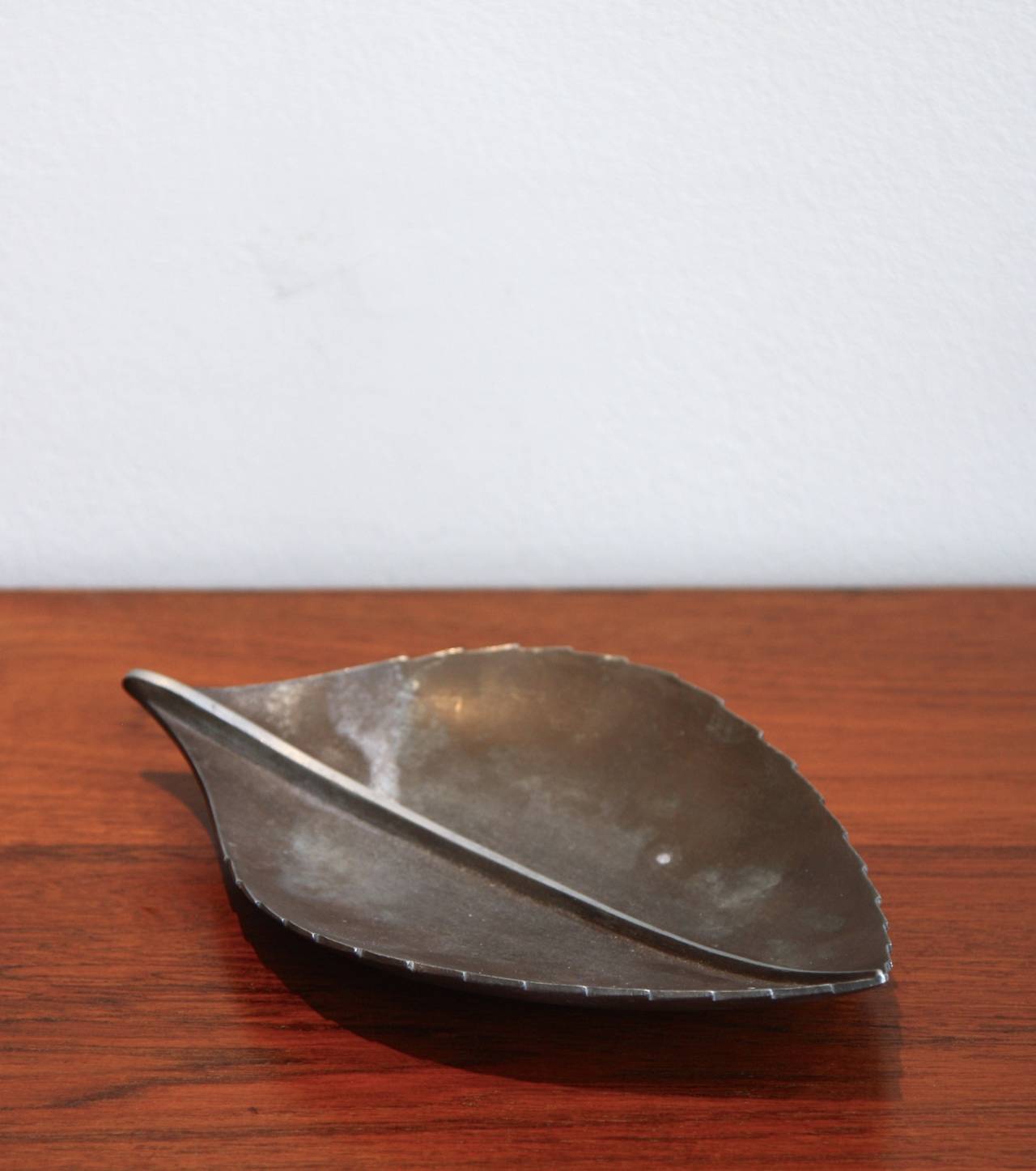 Modern Carl Auböck Large Pewter Ashtray