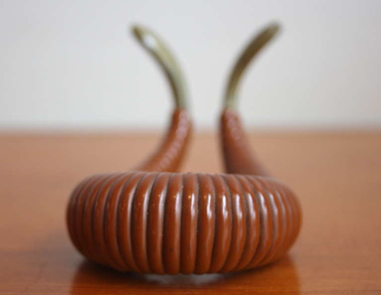 20th Century Pair of Pipe Holders by Carl Aubock