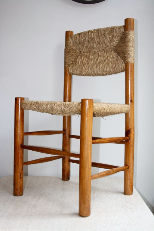 Charlotte Perriand Pair of Sidechairs In Excellent Condition In London, GB