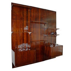 Large Rio Rosewood Wall Unit