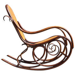 Antique Classic Thonet Rocking Chair
