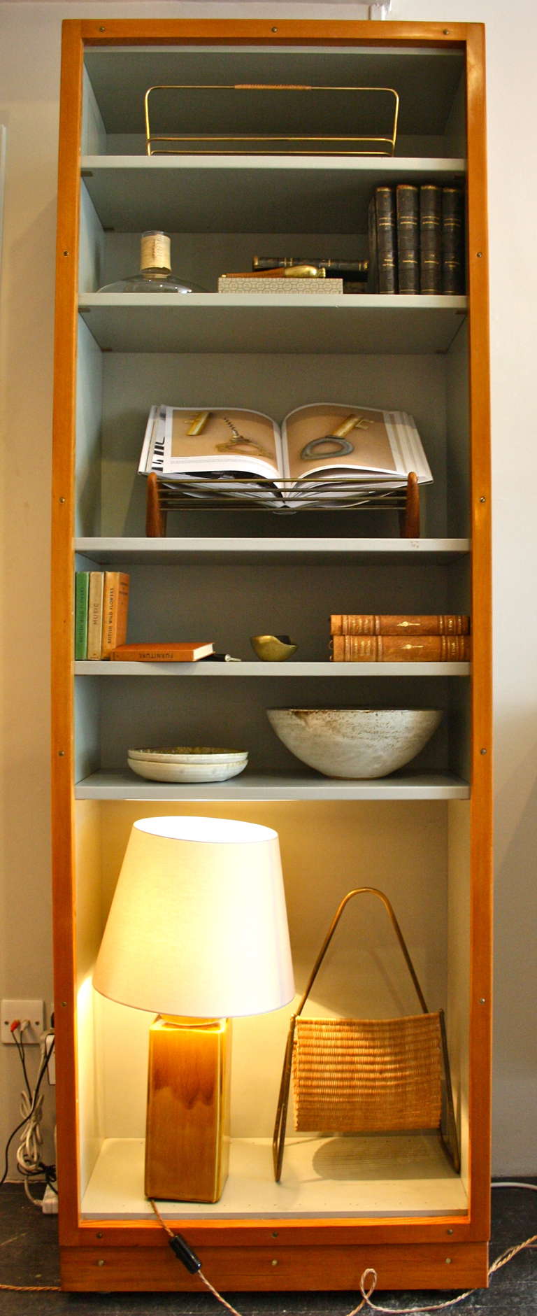 Scandinavian Modern Borge Mogensen & Grete Meyer Narrow Bookcase