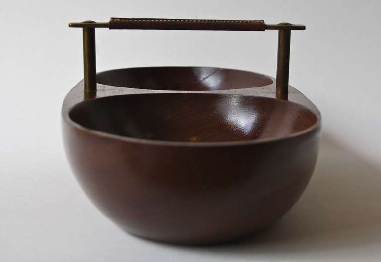 Double Bowl by Carl Auböck In Good Condition In London, GB
