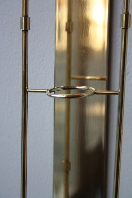 Danish Brass Wall Mounted Candleholder