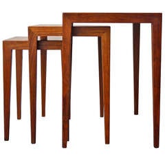 Rosewood nesting tables