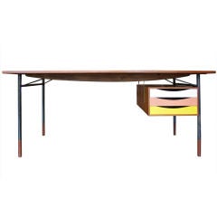 Very Rare Custom Finn Juhl Partner's Desk by Bovirke