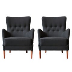 Pair of Highback Armchairs