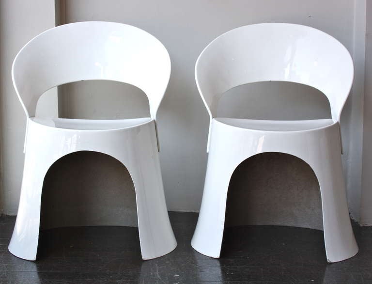 Set of Four Rare Early Nanna Ditzel Chairs