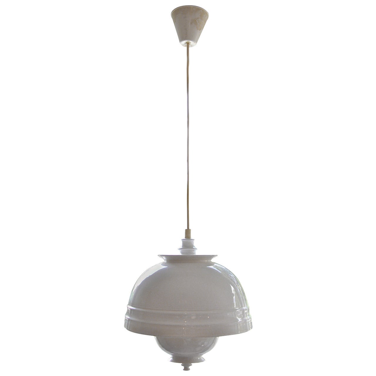 Herman Kahler White Pendant