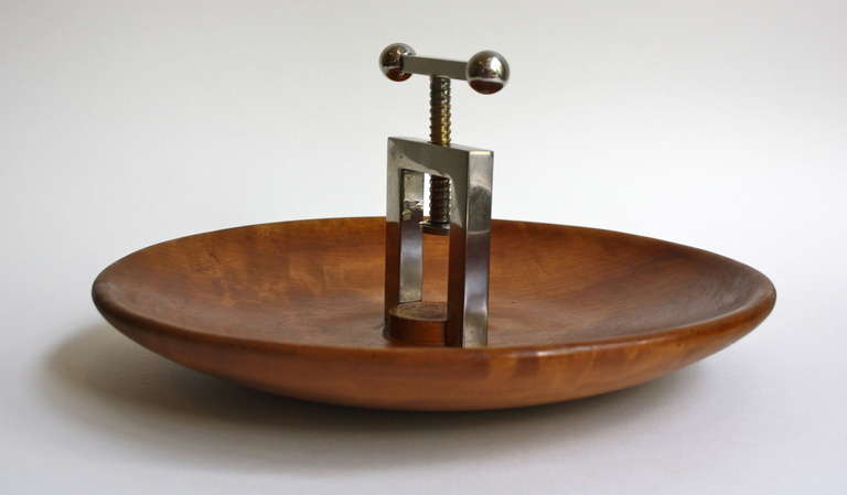 Modern Nutcracker and Bowl by Carl Auböck