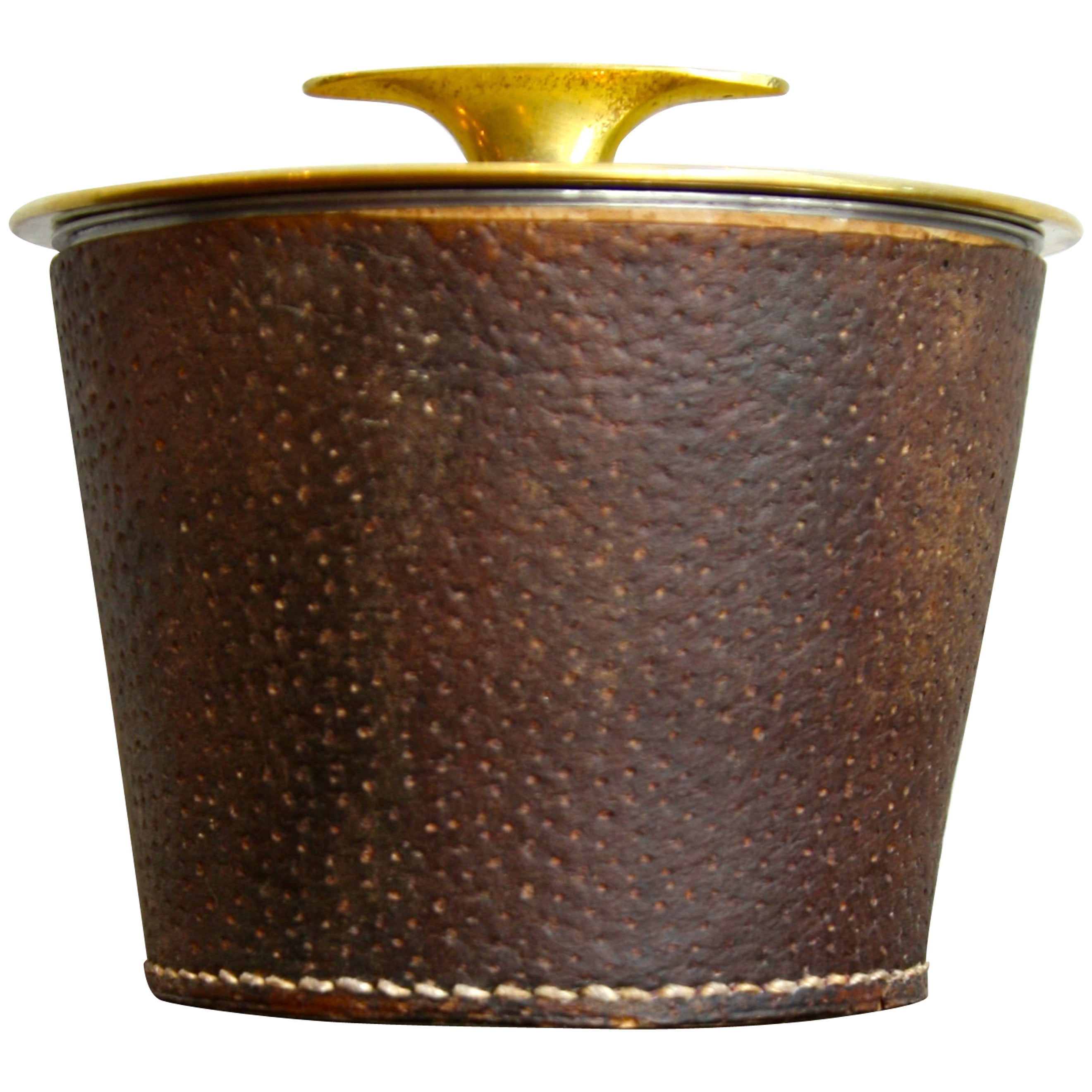 Carl Auböck Leather Tobacco Jar