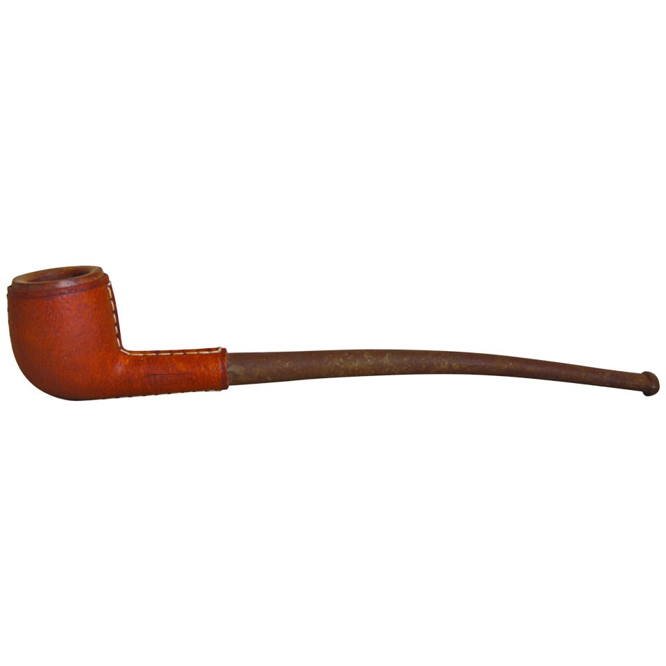 Carl Auböck Leather Covered Pipe