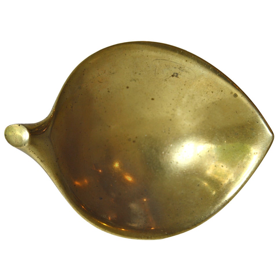 Heavy Leaf Ashtray by Carl Auböck