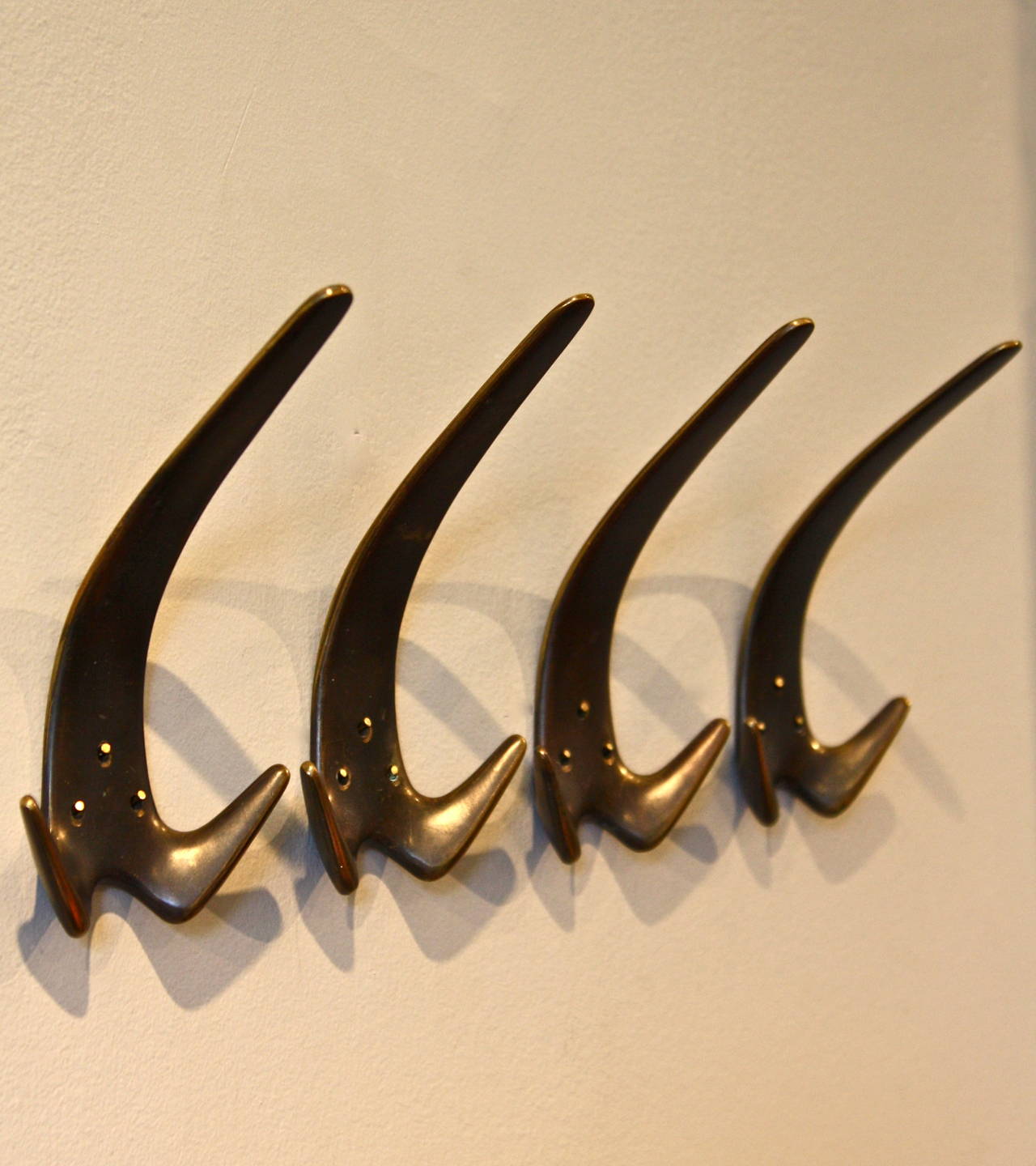 Carl Auböck Set of Four Large Hooks