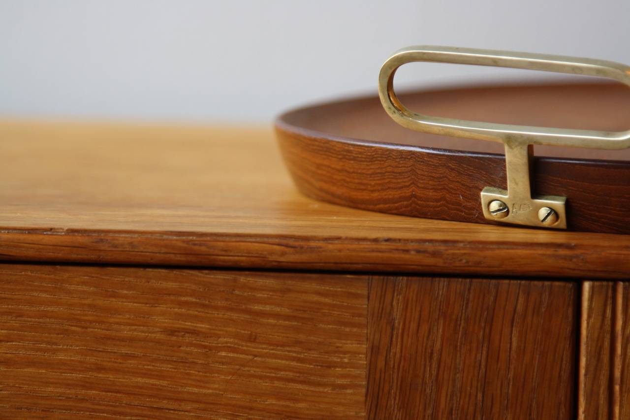 Austrian Carl Auböck Oval Walnut tray