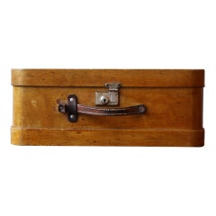 Vintage 1930s Estonian Plywood Suitcase