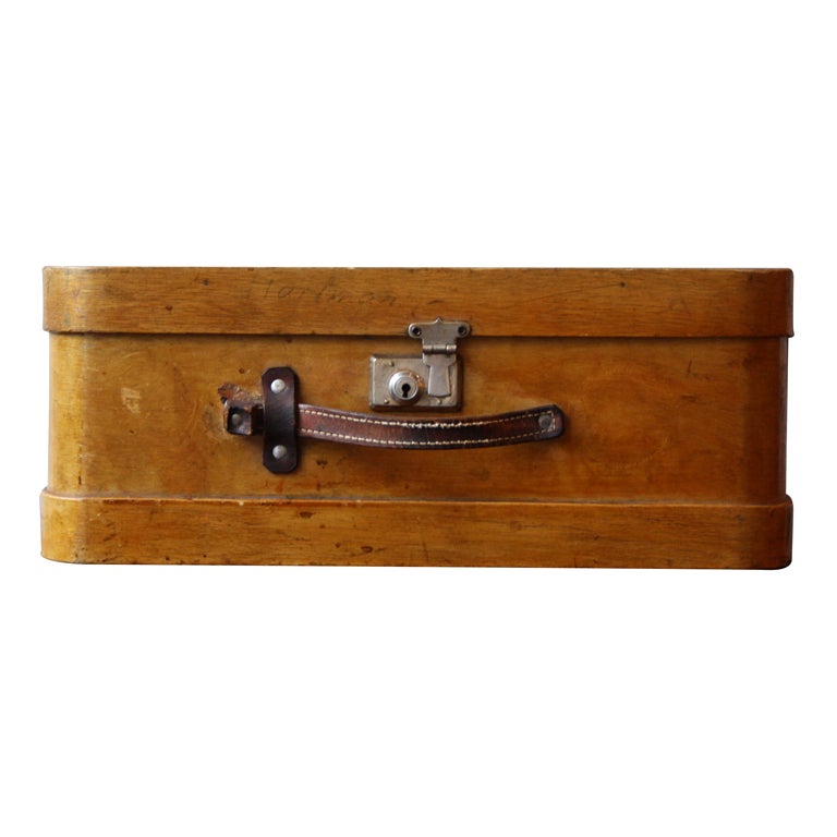 1930s Estonian Plywood Suitcase