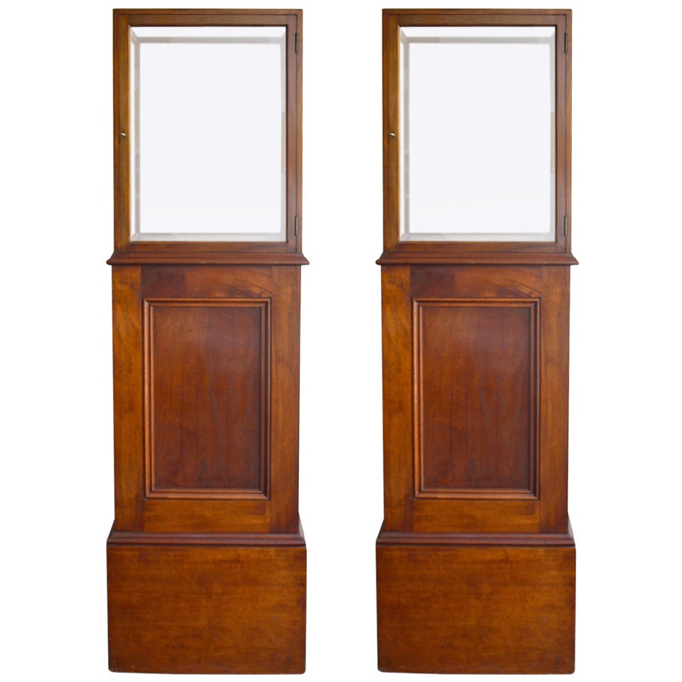 Pair of Museum Display Cabinets
