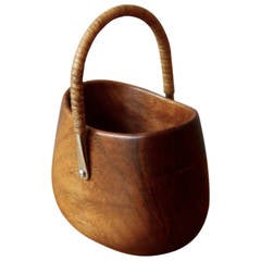 Carl Auböck Walnut Sugar Bowl