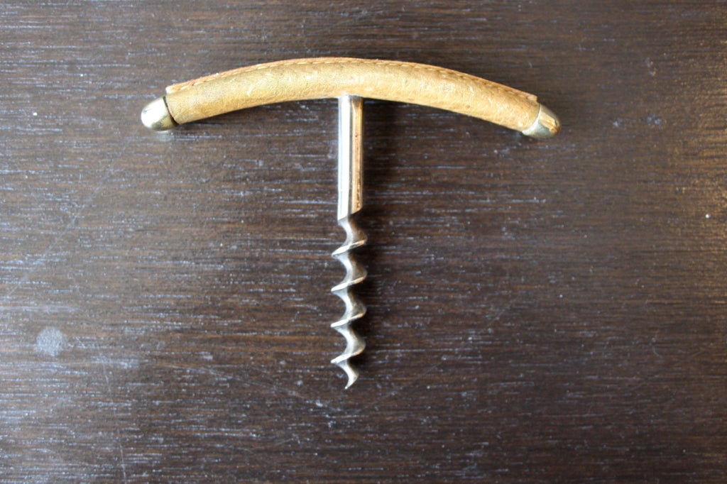 Leather Corkscrew by Carl Aubock