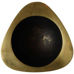 Heavy Brass Ashtray by Carl Auböck