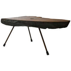 Carl Auböck Mesa muy grande de tronco de árbol