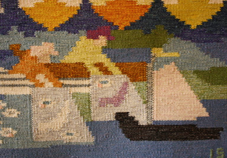 Wool Tapestry by Ingegerd Silow