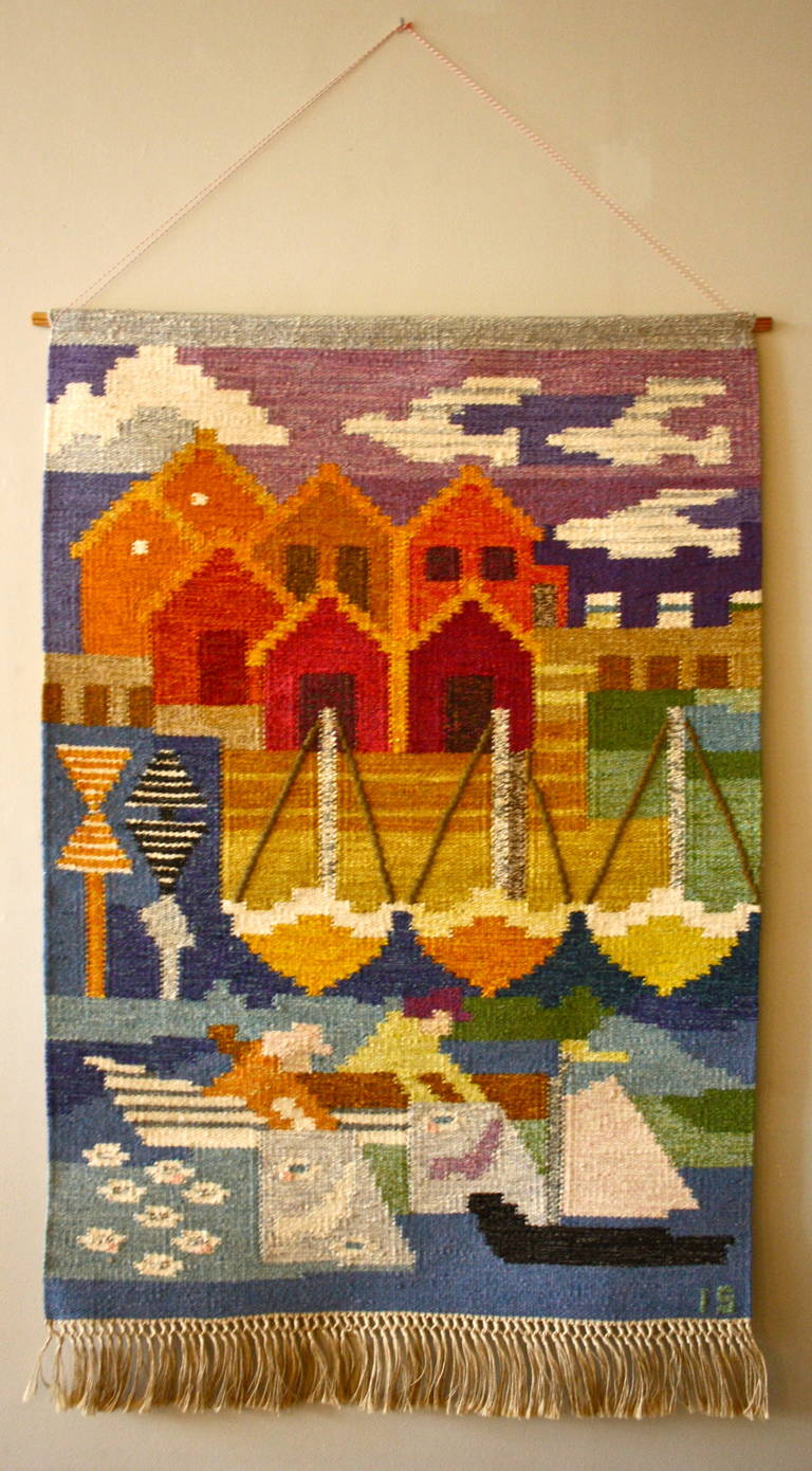 Swedish Tapestry by Ingegerd Silow