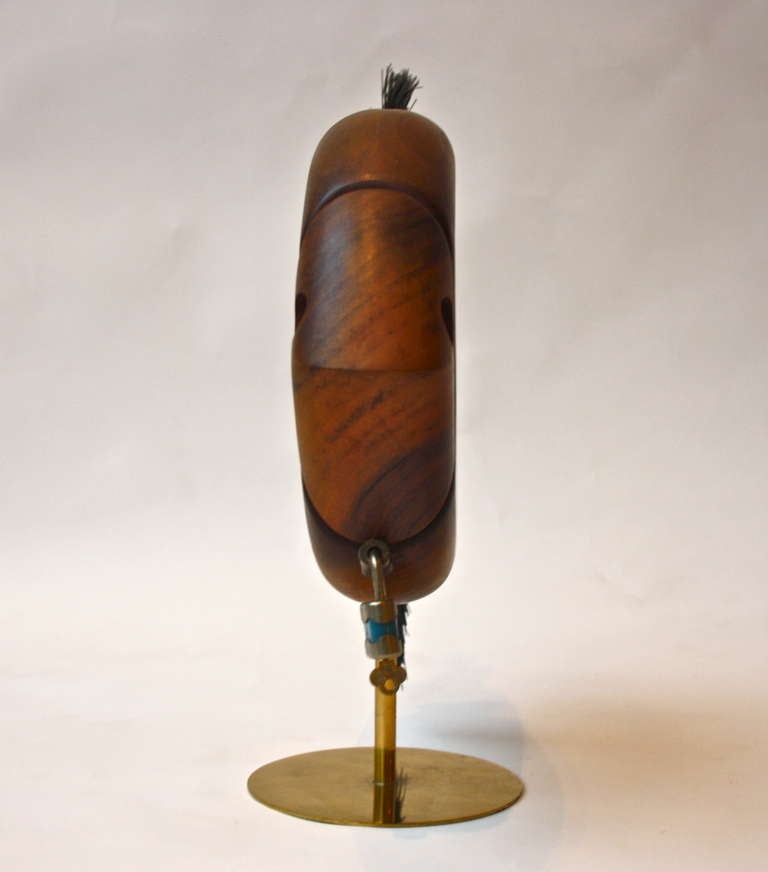 Carl Auböck Beautiful Walnut Fish Bank In Excellent Condition In London, GB