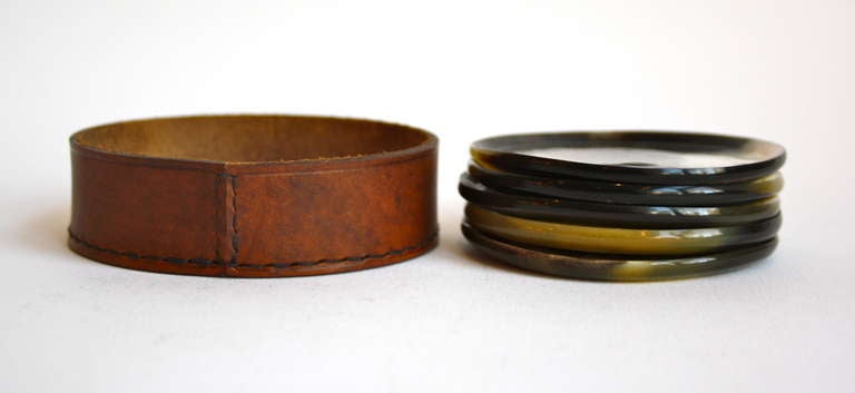 Coasters & Holder by Carl Aubock