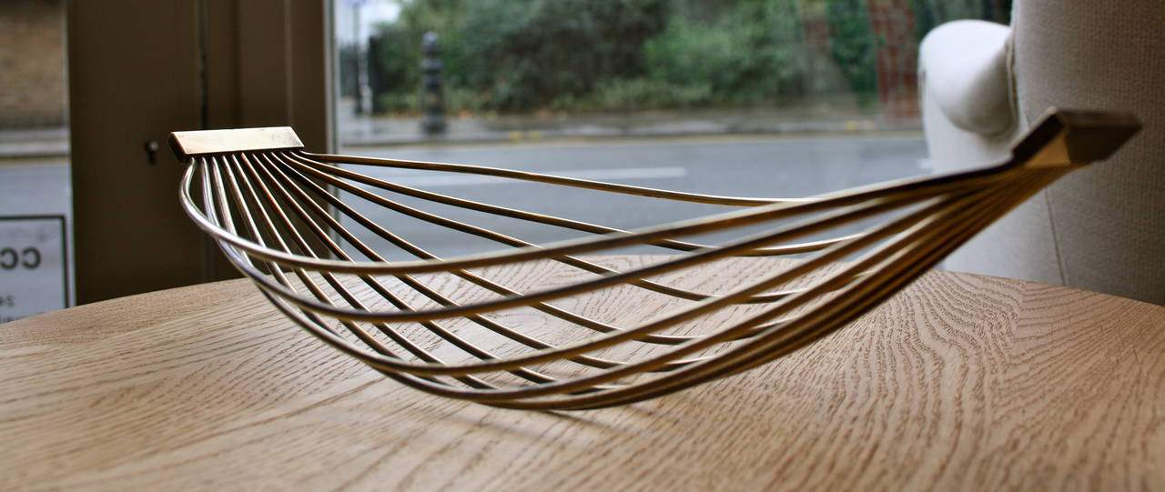Brass Wire Fruit Basket by Carl Auböck