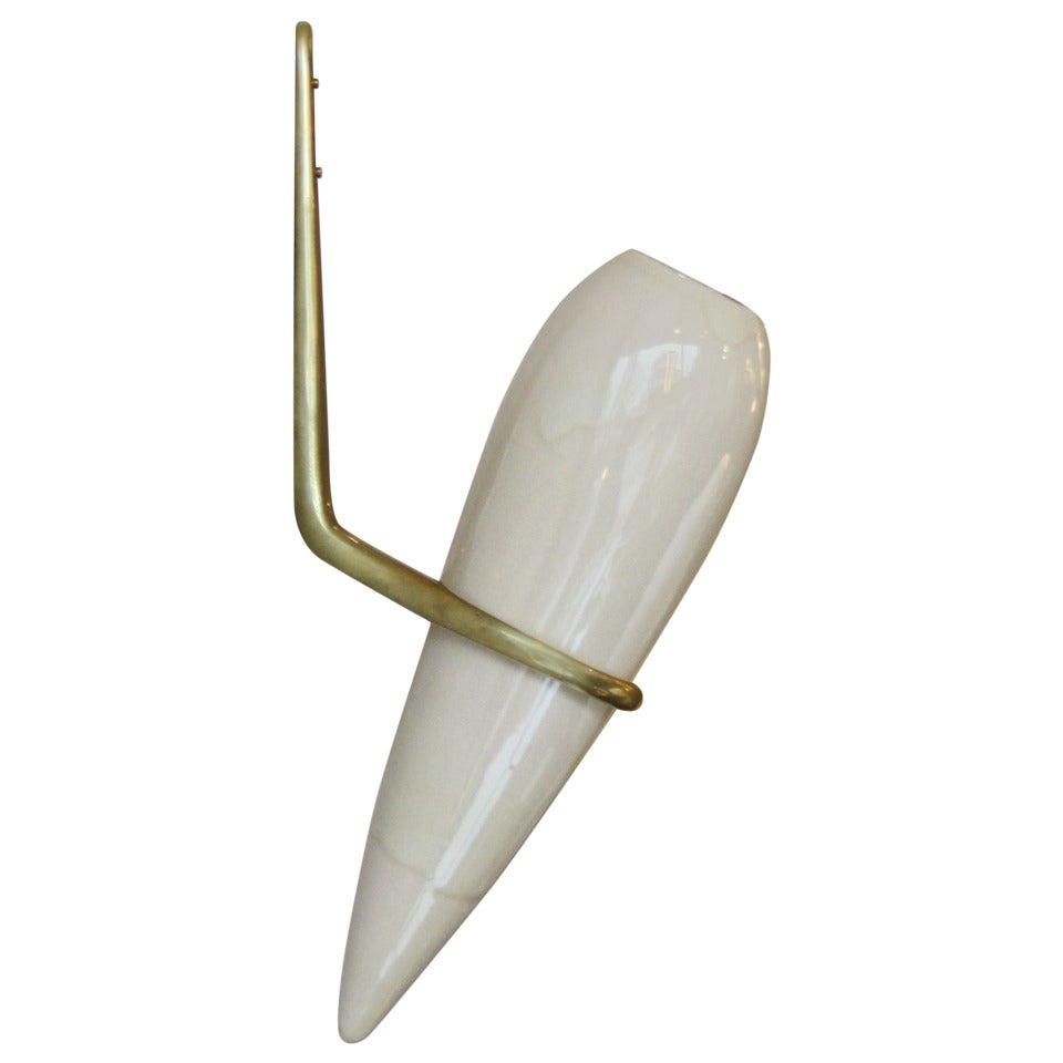 Wall Mount Vase carl aub 246 ck and conrad seidler wall mounted vase at 1stdibs Wall Mount Vase carl aub 246 ck and conrad seidler wall mounted vase at 1stdibs