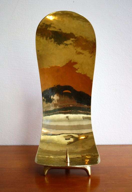 Rare Early Candleholder by Carl Aubock