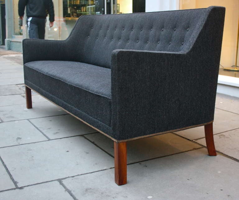 Scandinavian Modern Superb Sofa by Ole Wanscher for AJ Iversen