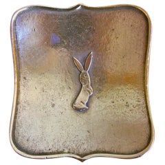 Rare 1940s Bunny Plate by Carl Aubock