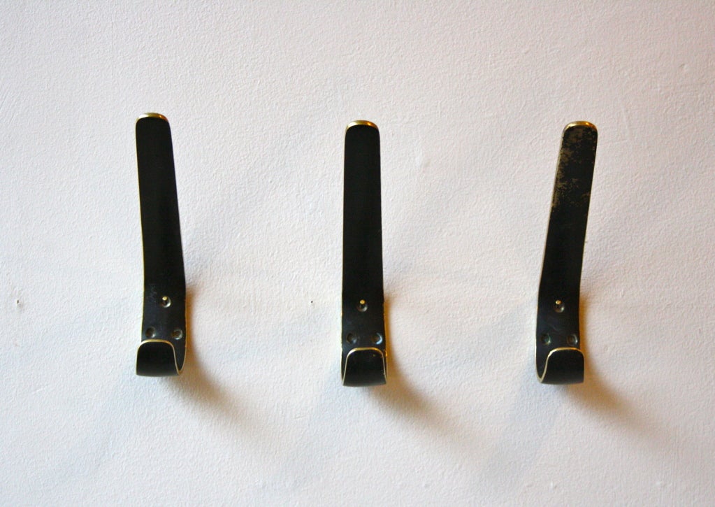 Set of Three  Hagenauer Hooks