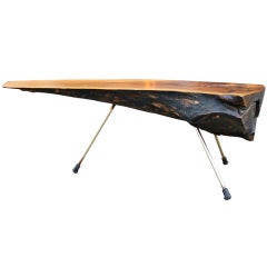 Large Carl Aubock Treetrunk Table