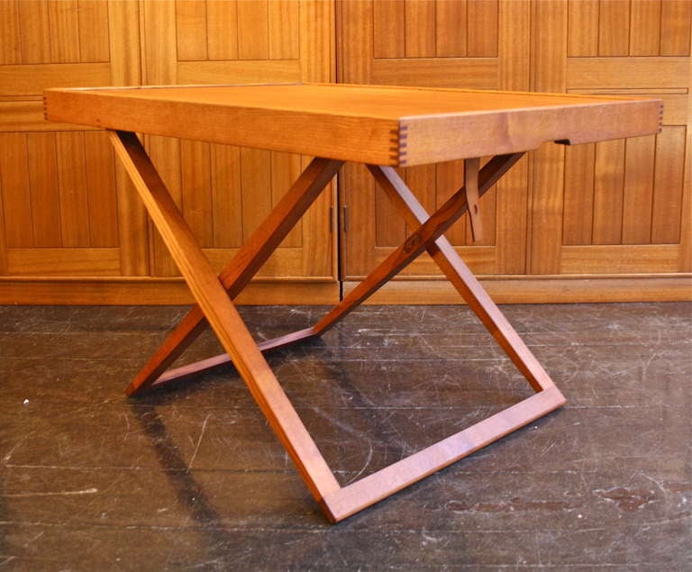 Folding Sidetable by Mogens Koch In Excellent Condition In London, GB