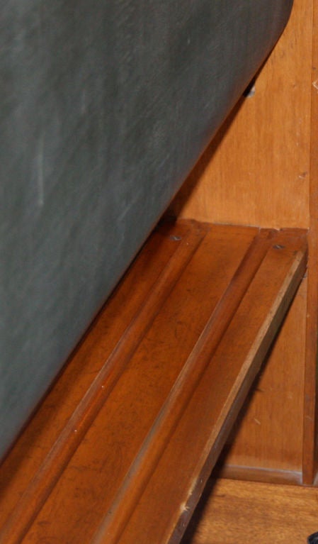 Rotating blackboard originally made for an English school in the 1950s by Scottish company Wilson & Garden .