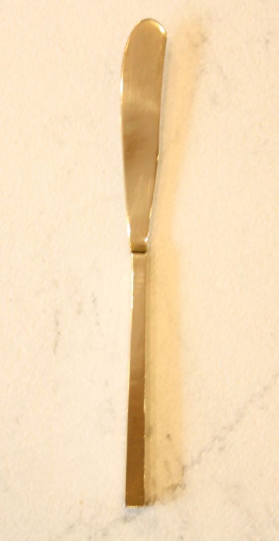 20th Century Scanline Bronze Cutlery by Sigvard Bernadotte