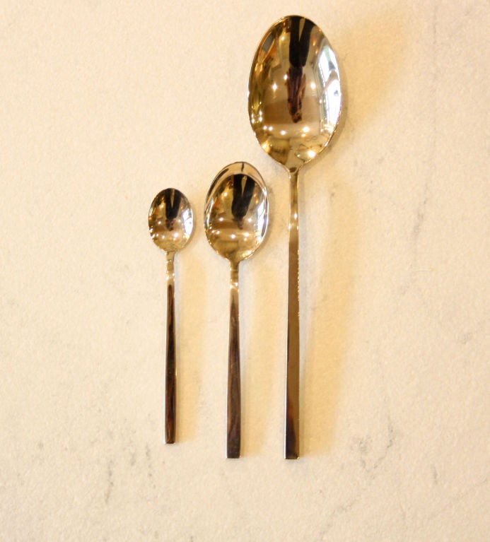 Scanline Bronze Cutlery by Sigvard Bernadotte 2