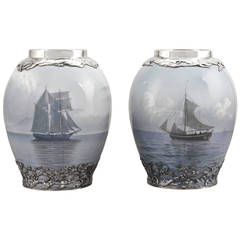 Royal Copenhagen Seascape Vases