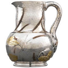 Tiffany & Co. Silver Japaneseque Water Pitcher