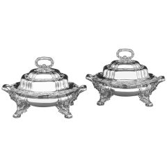 Tiffany & Co. Chrysanthemum Entree Dishes