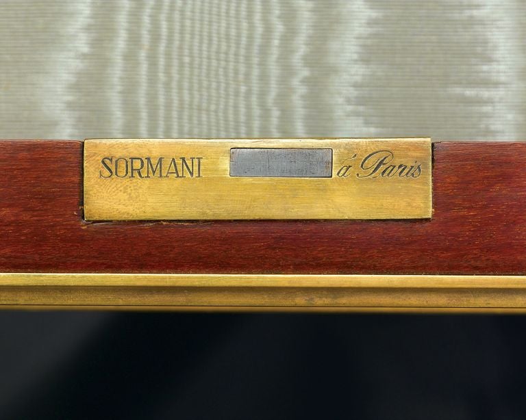 Important Sormani Partner's Desk and Matching Cartonnier 4