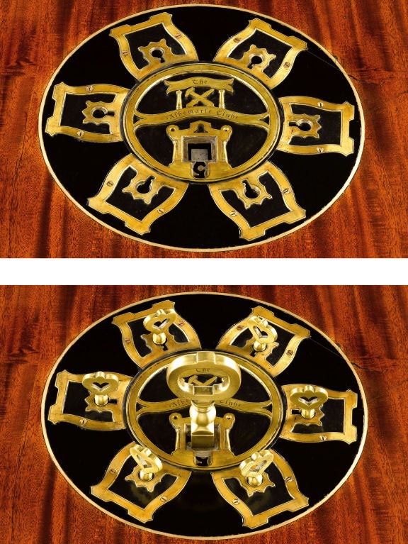 The Albemarle Club Games Table In Excellent Condition In New Orleans, LA