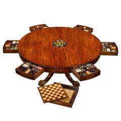 Antique The Albemarle Club Games Table