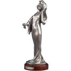 Silver Bronze Lady by Lucien Charles Edouard Alliot