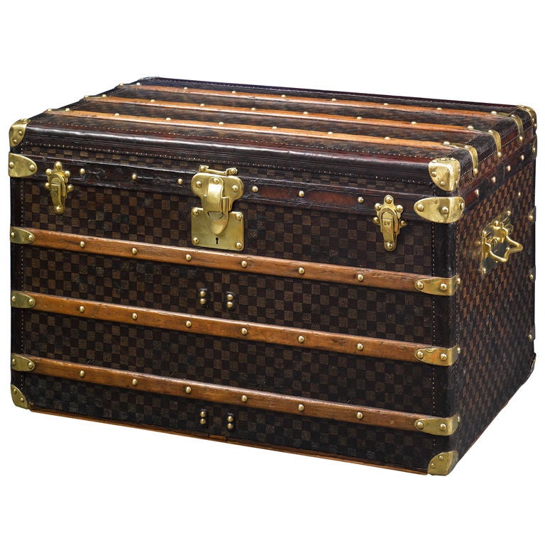 Antique Louis Vuitton Damier Trunk